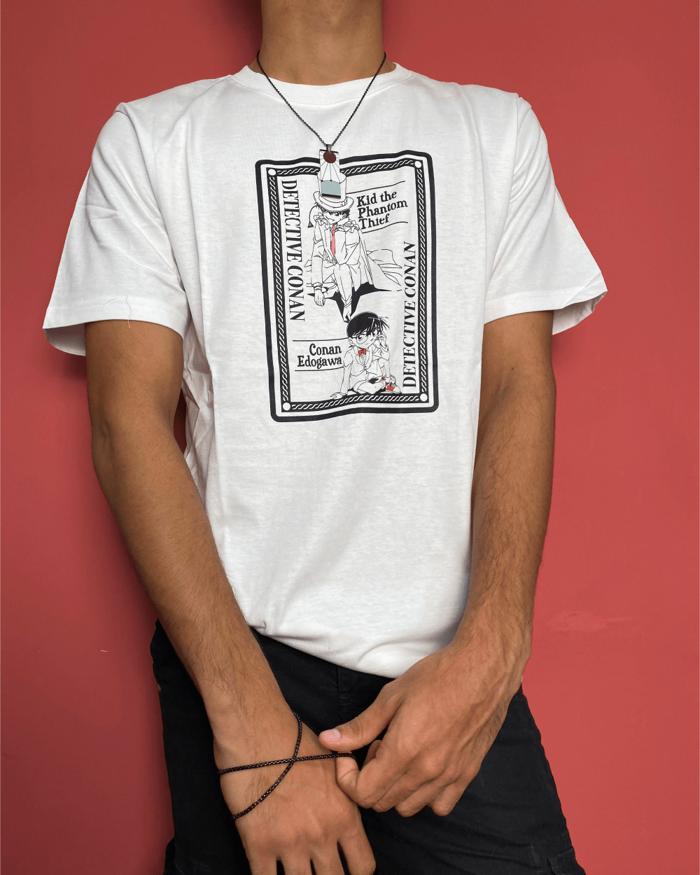 White Anime originals T-shirts - Image 3