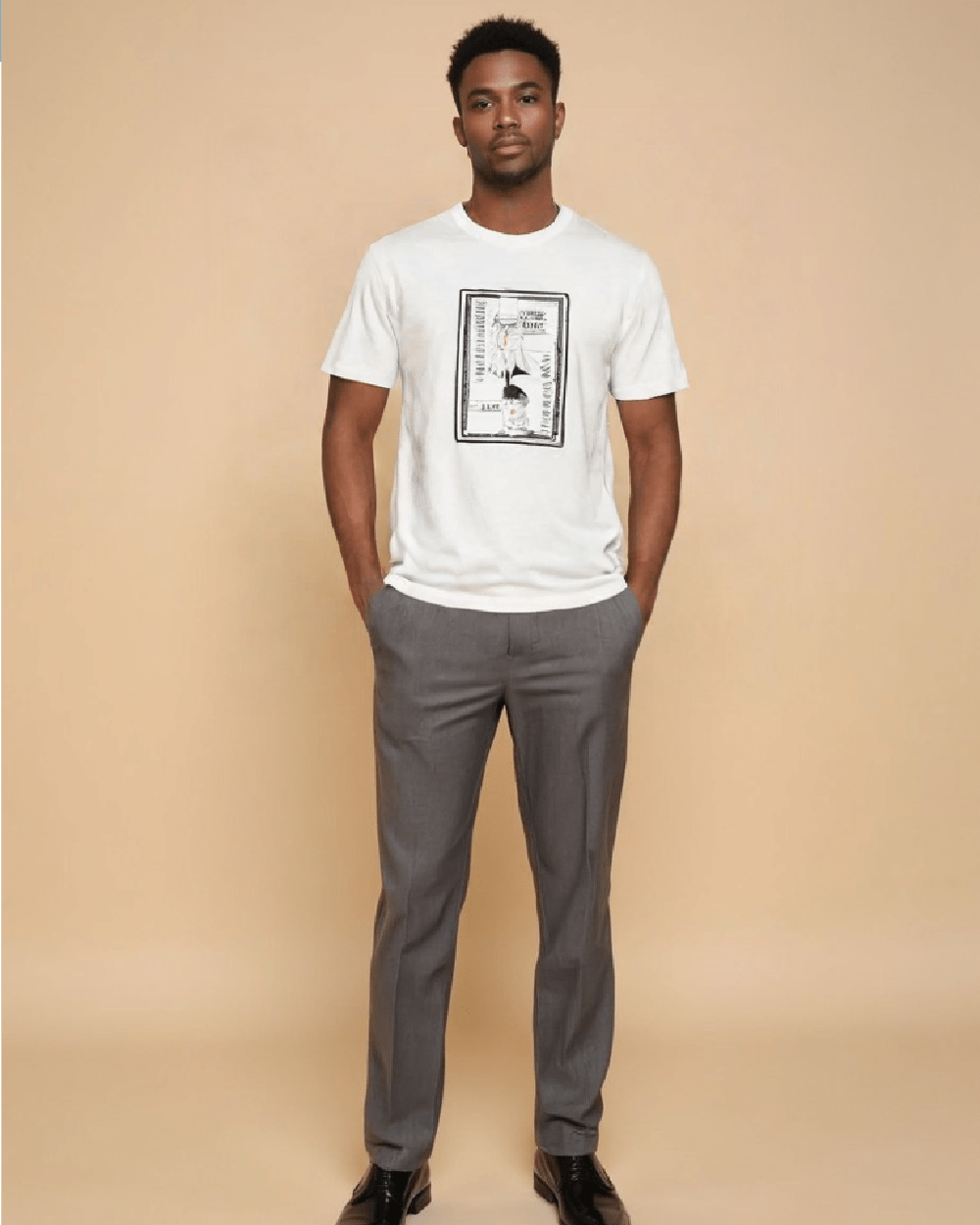 White Anime originals T-shirts - Image 4