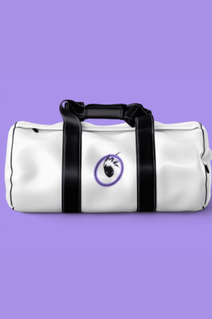 Sports Synthetic Leather Gym Bag with Shoulder Strap for Men and Women